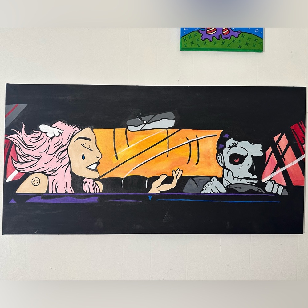 LAST CHANCE Colorful Pop Art Canvas Inspired by Blink 182 “California” Album